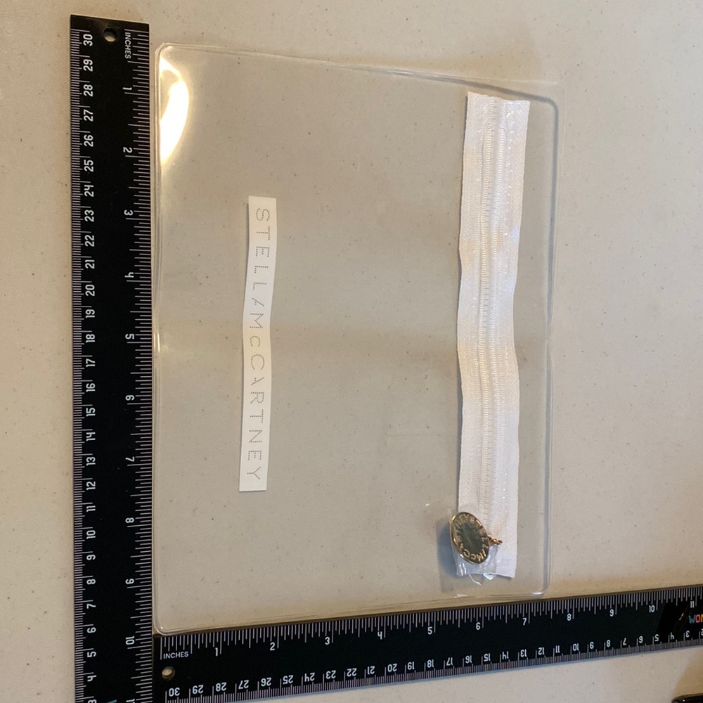 Stella McCartney clear pouch